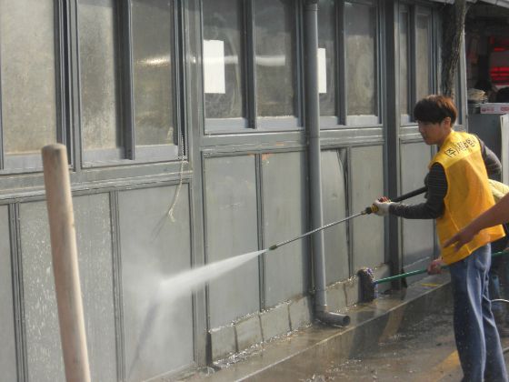 대조시장 대청소