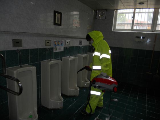 백운초 화장실클리닝 대청소