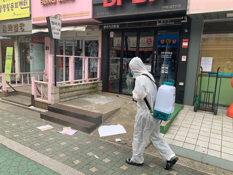 은평구관내 재래시장 방역소독